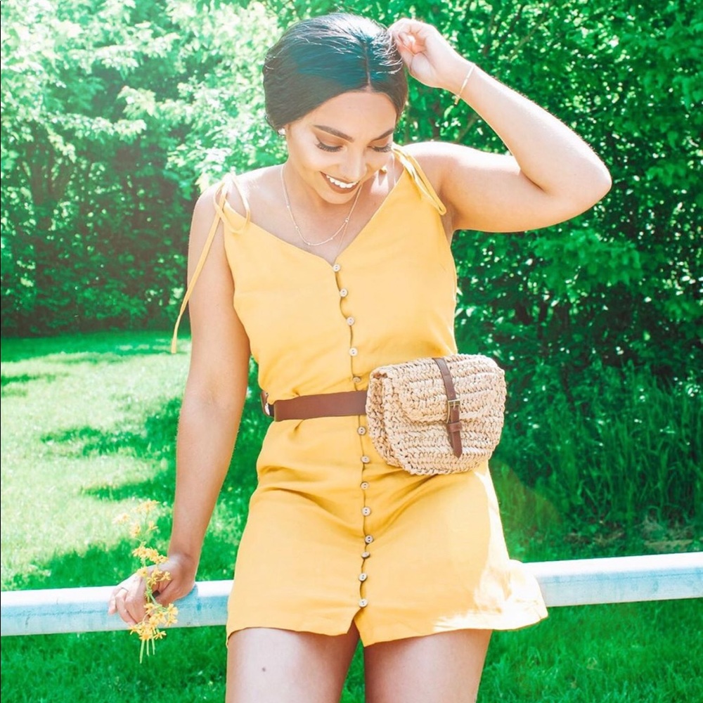 Yellow Tank Dress